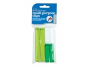 Kitchen Craft Small & Large Reusable Multi-Purpose Clips (set of 6)